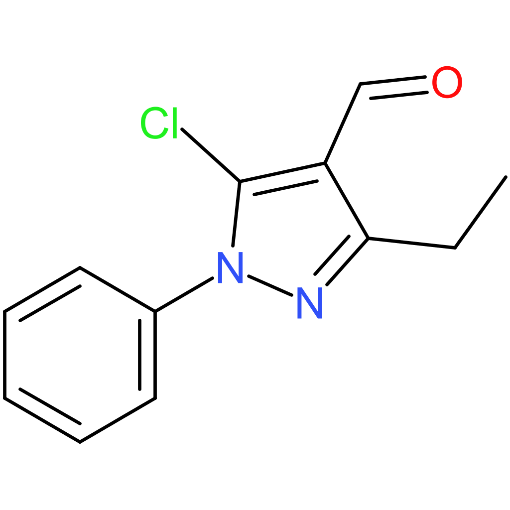 5-chloro-3-ethyl-1-phenyl-1H-pyrazole-4-carbaldehyde