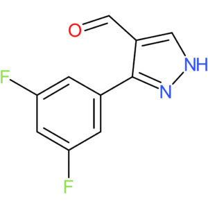 3-(3,5-difluorophenyl)-1H-pyrazole-4-carbaldehyde
