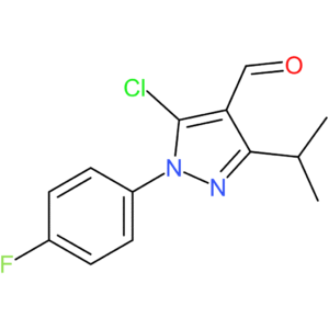 5-chloro-1-(4-fluorophenyl)-3-isopropyl-1H-pyrazole-4-carbaldehyde