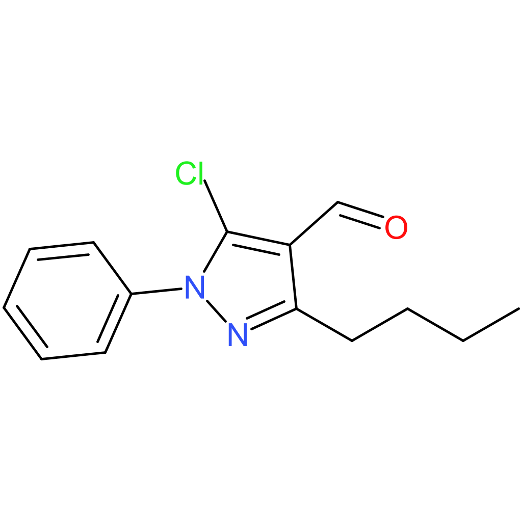 3-butyl-5-chloro-1-phenyl-1H-pyrazole-4-carbaldehyde