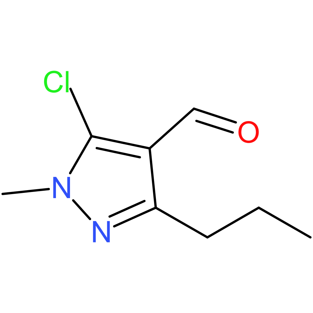 5-chloro-1-methyl-3-propyl-1H-pyrazole-4-carbaldehyde