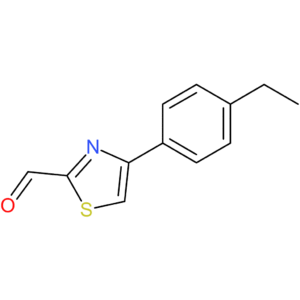 4-(4-ethylphenyl)thiazole-2-carbaldehyde