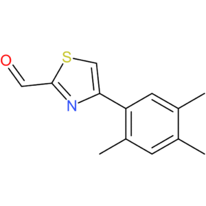 4-(2,4,5-trimethylphenyl)thiazole-2-carbaldehyde