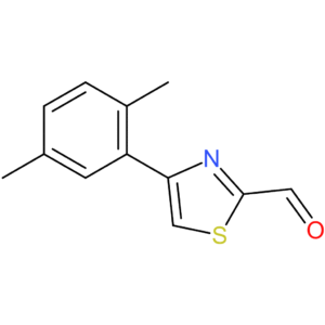 4-(2,5-dimethylphenyl)thiazole-2-carbaldehyde