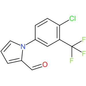 1-(4-chloro-3-(trifluoromethyl)phenyl)-1H-pyrrole-2-carbaldehyde