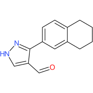 3-(5,6,7,8-tetrahydronaphthalen-2-yl)-1H-pyrazole-4-carbaldehyde