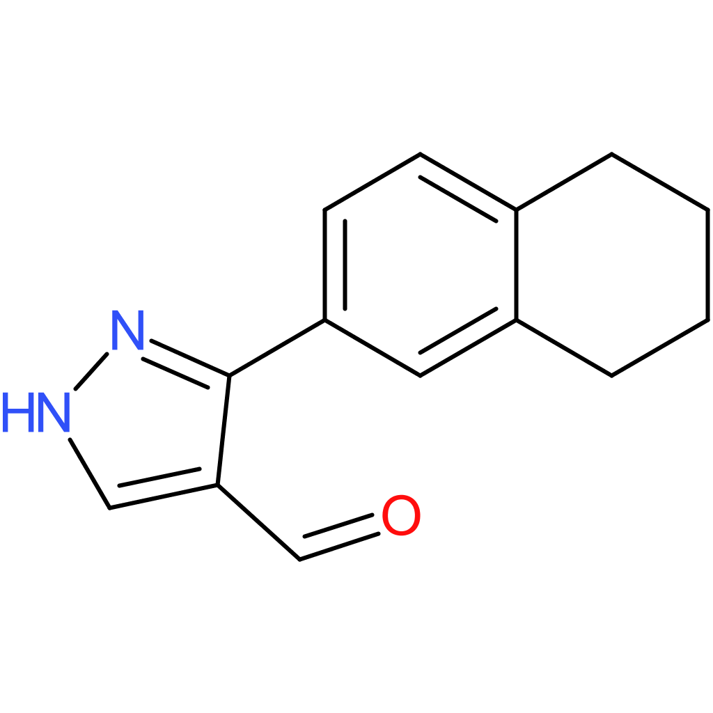 3-(5,6,7,8-tetrahydronaphthalen-2-yl)-1H-pyrazole-4-carbaldehyde