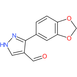 3-(benzo[d][1,3]dioxol-5-yl)-1H-pyrazole-4-carbaldehyde