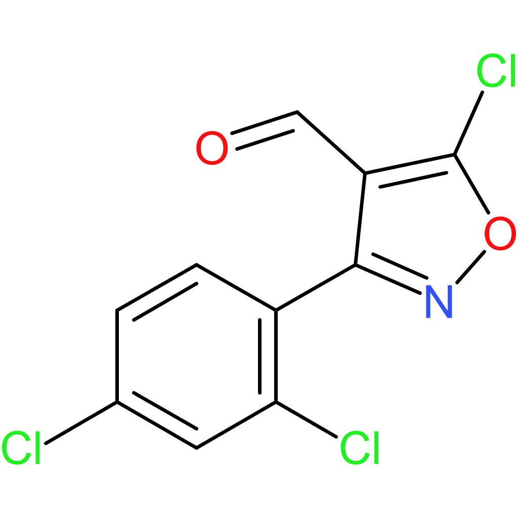 5-chloro-3-(2,4-dichlorophenyl)isoxazole-4-carbaldehyde