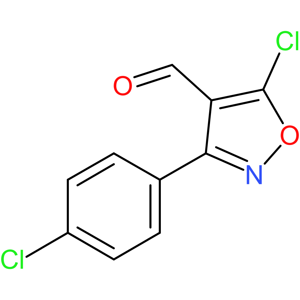 5-chloro-3-(4-chlorophenyl)isoxazole-4-carbaldehyde