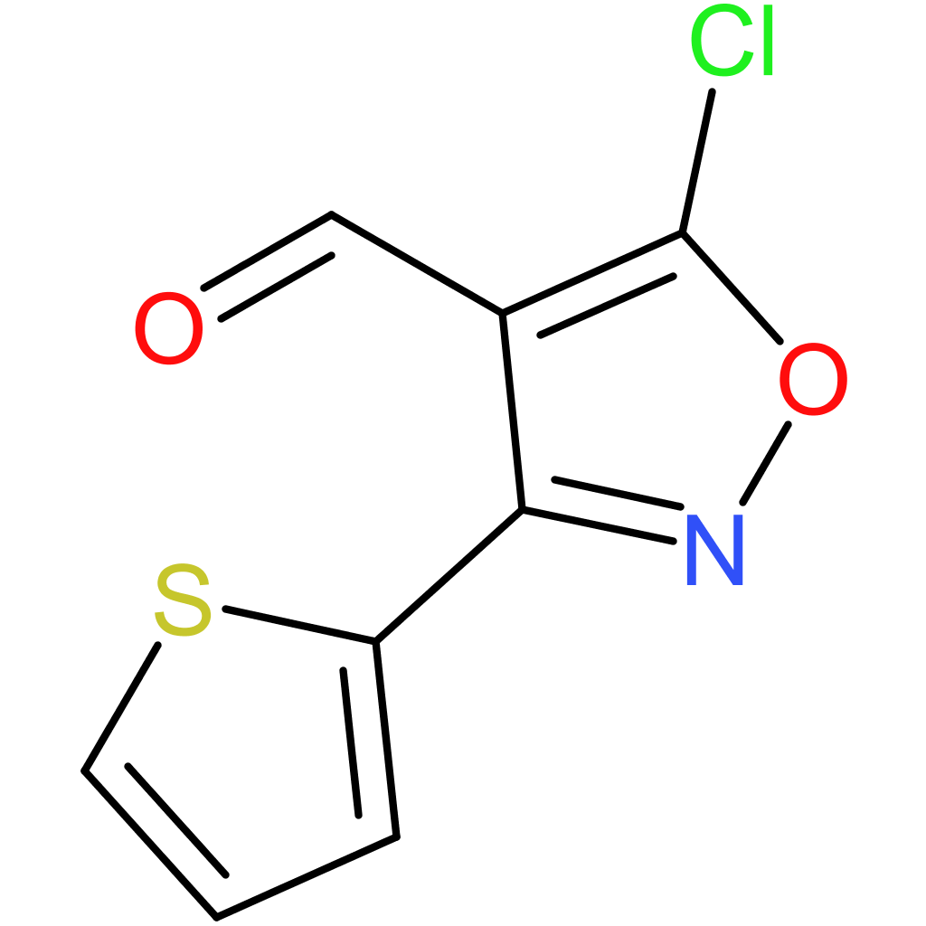 5-chloro-3-(thiophen-2-yl)isoxazole-4-carbaldehyde