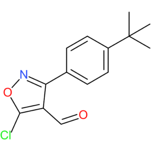 3-(4-(tert-butyl)phenyl)-5-chloroisoxazole-4-carbaldehyde