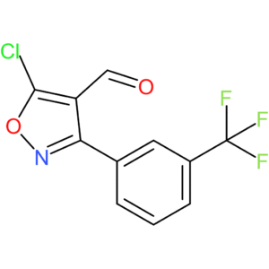 5-chloro-3-(3-(trifluoromethyl)phenyl)isoxazole-4-carbaldehyde