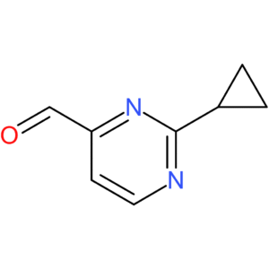 2-cyclopropylpyrimidine-4-carbaldehyde