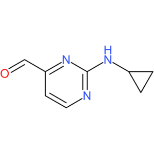 2-(cyclopropylamino)pyrimidine-4-carbaldehyde