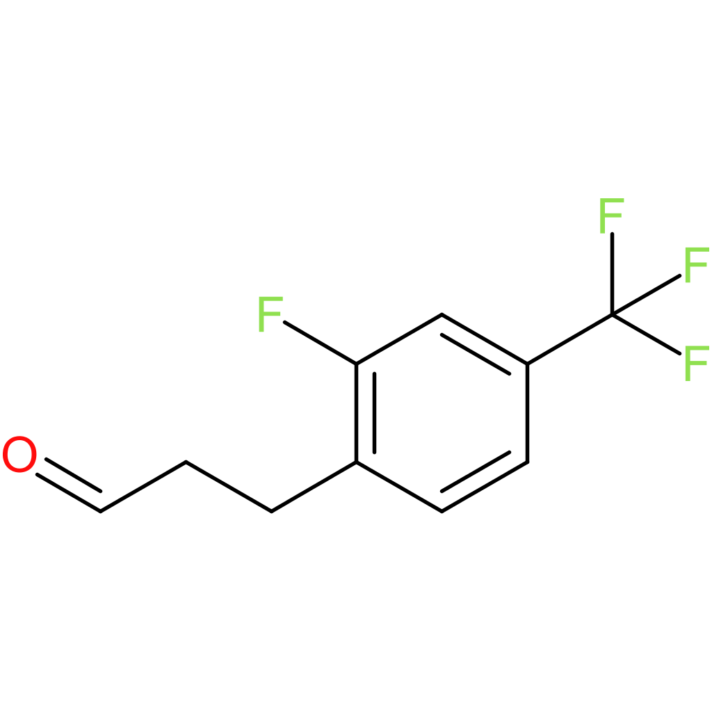 3-(2-fluoro-4-(trifluoromethyl)phenyl)propanal