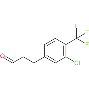 3-(3-chloro-4-(trifluoromethyl)phenyl)propanal