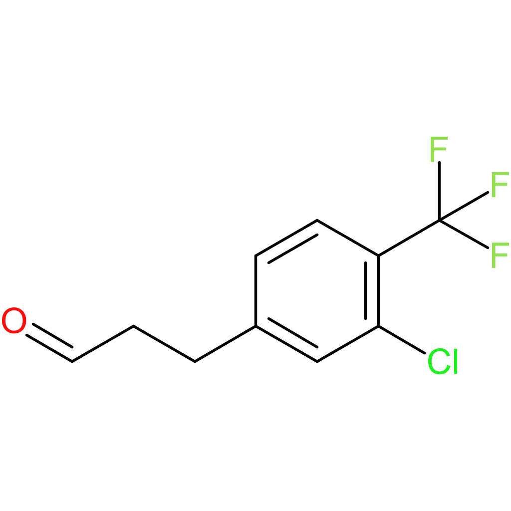 3-(3-chloro-4-(trifluoromethyl)phenyl)propanal