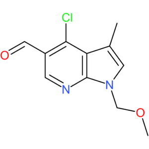 4-chloro-1-(methoxymethyl)-3-methyl-1H-pyrrolo[2,3-b]pyridine-5-carbaldehyde