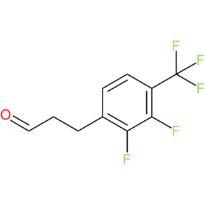 3-(2,3-difluoro-4-(trifluoromethyl)phenyl)propanal
