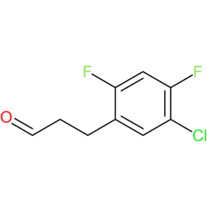 3-(5-chloro-2,4-difluorophenyl)propanal