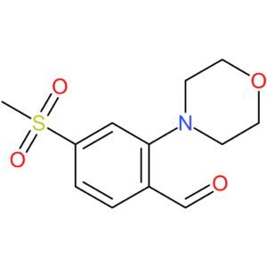 4-(methylsulfonyl)-2-morpholinobenzaldehyde