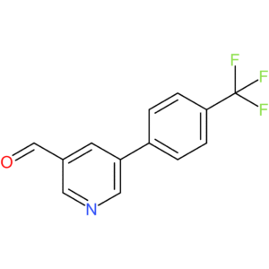 5-(4-(trifluoromethyl)phenyl)nicotinaldehyde