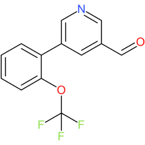 5-(2-(trifluoromethoxy)phenyl)nicotinaldehyde