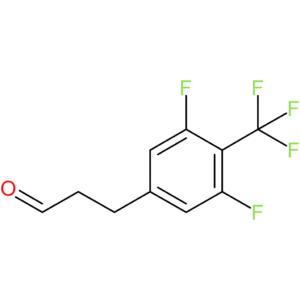 3-(3,5-difluoro-4-(trifluoromethyl)phenyl)propanal