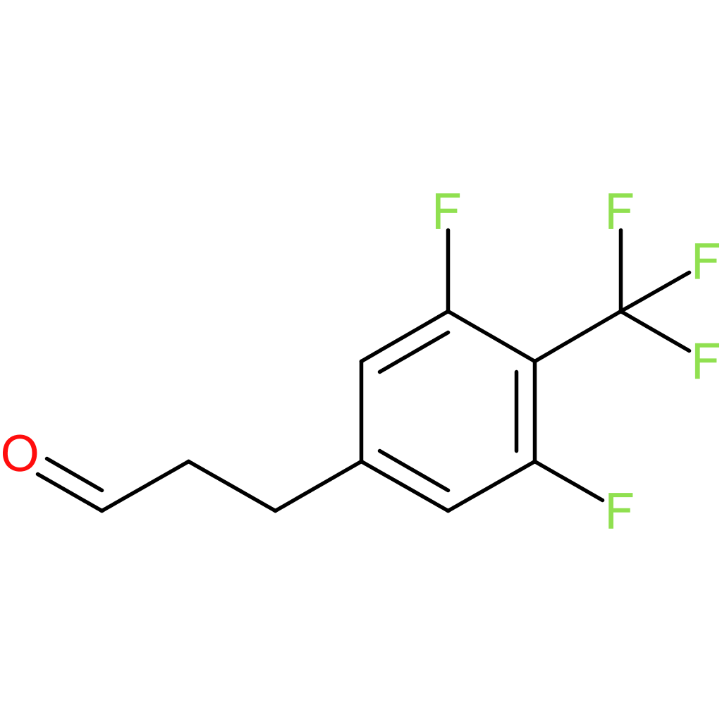 3-(3,5-difluoro-4-(trifluoromethyl)phenyl)propanal