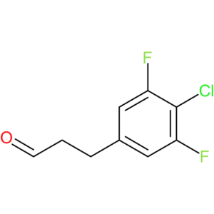 3-(4-chloro-3,5-difluorophenyl)propanal