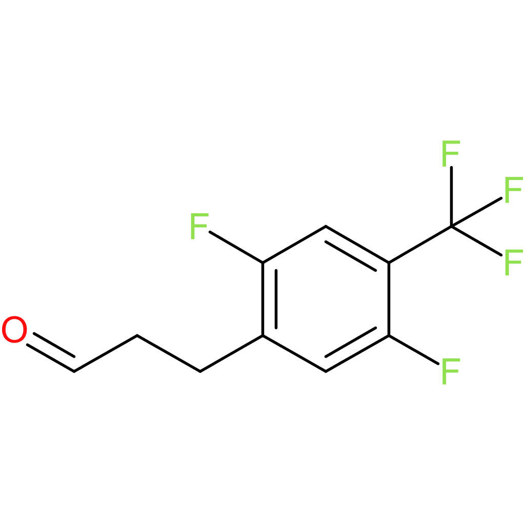 3-(2,5-difluoro-4-(trifluoromethyl)phenyl)propanal