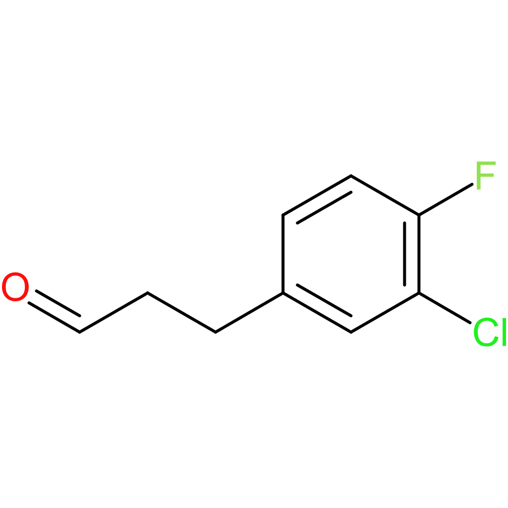 3-(3-chloro-4-fluorophenyl)propanal