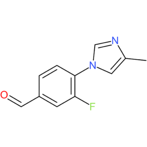 3-fluoro-4-(4-methyl-1H-imidazol-1-yl)benzaldehyde