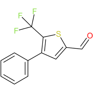 4-phenyl-5-(trifluoromethyl)thiophene-2-carbaldehyde