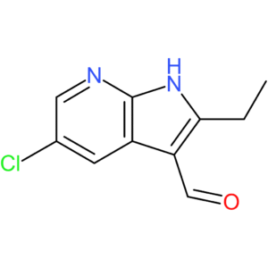 5-chloro-2-ethyl-1H-pyrrolo[2,3-b]pyridine-3-carbaldehyde