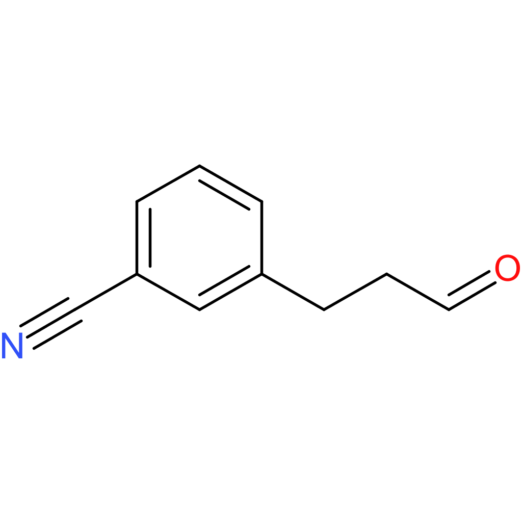 3-(3-oxopropyl)benzonitrile