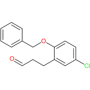 3-(2-(benzyloxy)-5-chlorophenyl)propanal