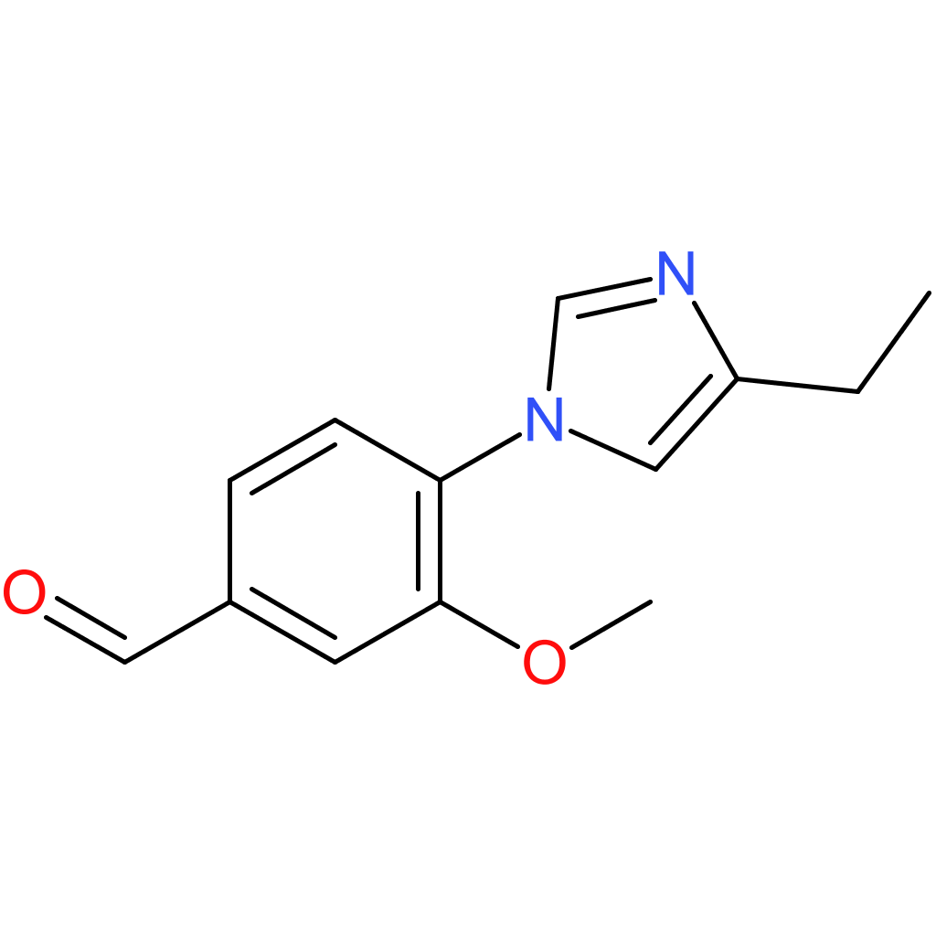 4-(4-ethyl-1H-imidazol-1-yl)-3-methoxybenzaldehyde