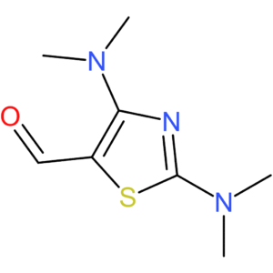 2,4-bis(dimethylamino)thiazole-5-carbaldehyde