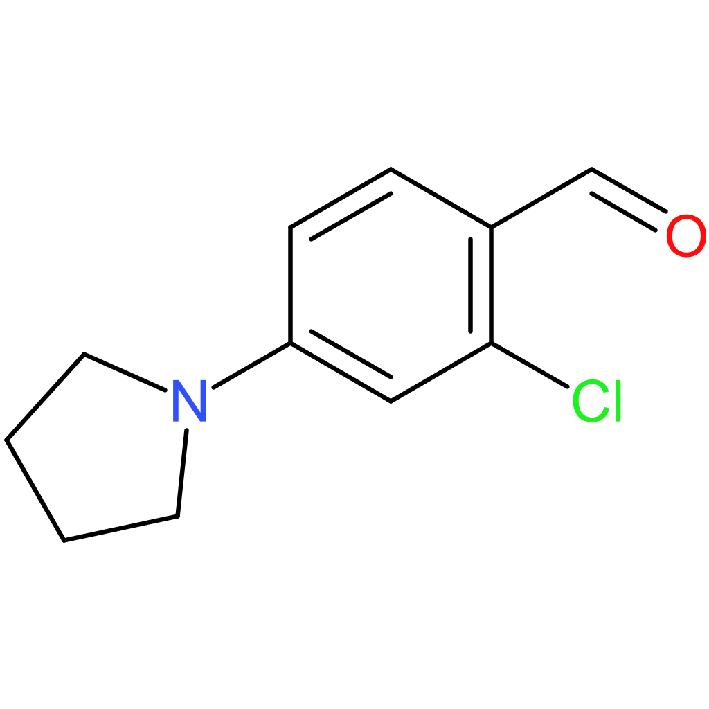 2-chloro-4-(pyrrolidin-1-yl)benzaldehyde