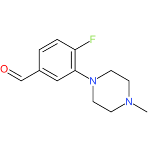 4-fluoro-3-(4-methylpiperazin-1-yl)benzaldehyde