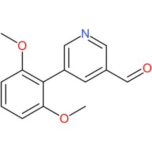 5-(2,6-dimethoxyphenyl)nicotinaldehyde