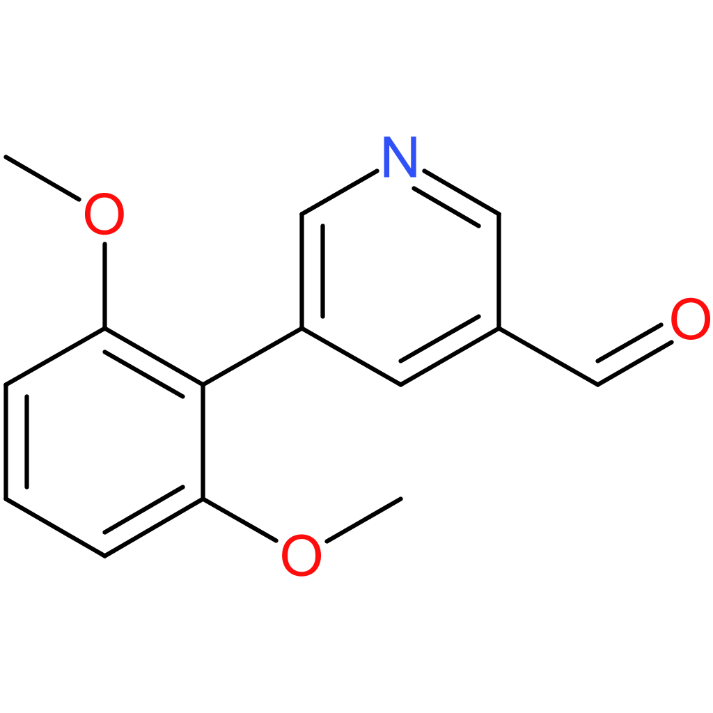 5-(2,6-dimethoxyphenyl)nicotinaldehyde