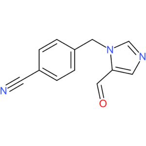 4-((5-formyl-1H-imidazol-1-yl)methyl)benzonitrile