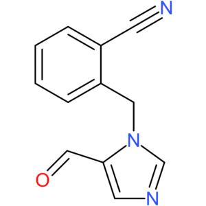 2-((5-formyl-1H-imidazol-1-yl)methyl)benzonitrile