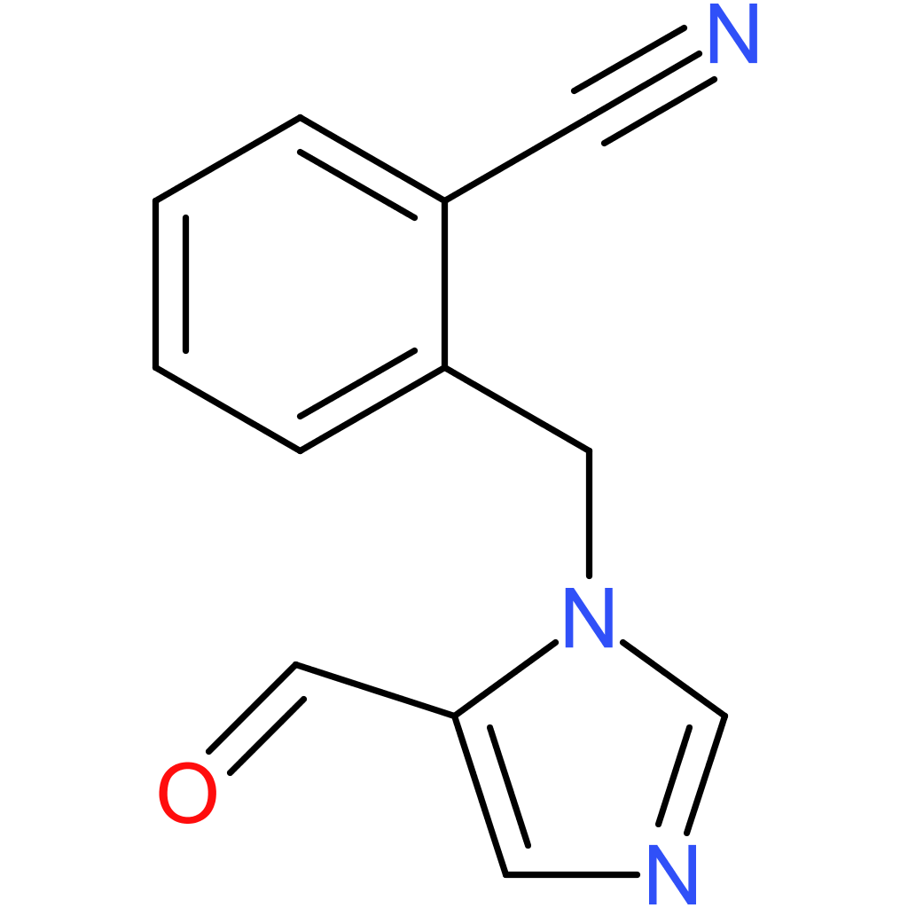 2-((5-formyl-1H-imidazol-1-yl)methyl)benzonitrile