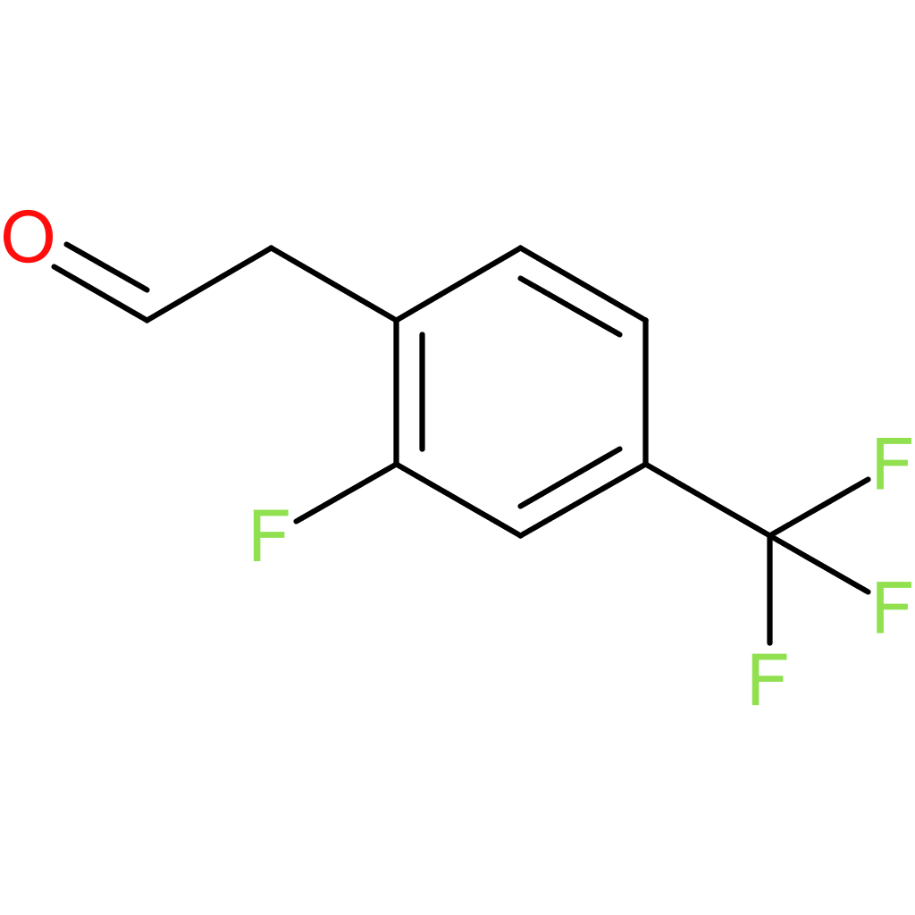 2-(2-fluoro-4-(trifluoromethyl)phenyl)acetaldehyde