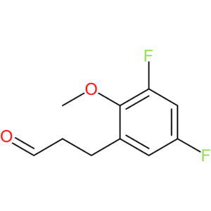 3-(3,5-difluoro-2-methoxyphenyl)propanal