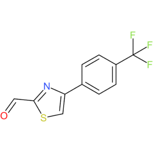 4-(4-(trifluoromethyl)phenyl)thiazole-2-carbaldehyde